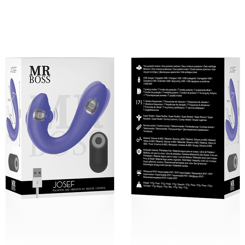 MR BOSS - JOSEF PULSATION & VIBRATION REMOTE CONTROL FOR COUPLES thumb 2