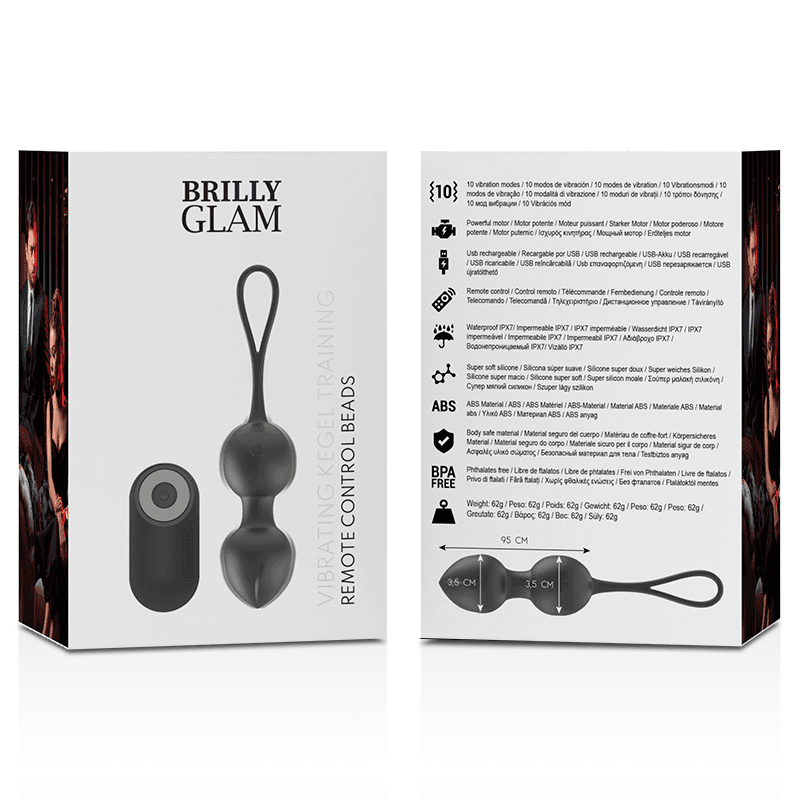 BRILLY GLAM - VIBRATING KEGEL BEADS REMOTE CONTROL thumb 9