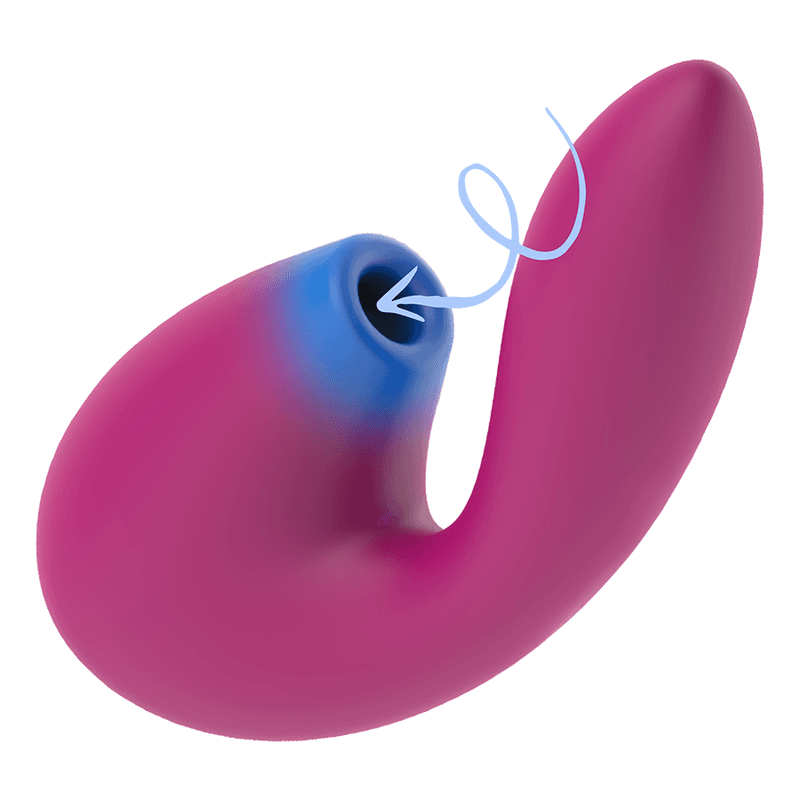 COVERME - CLITORAL SUCKER & POWERFUL G-SPOT RUSH VIBRATOR thumb 2