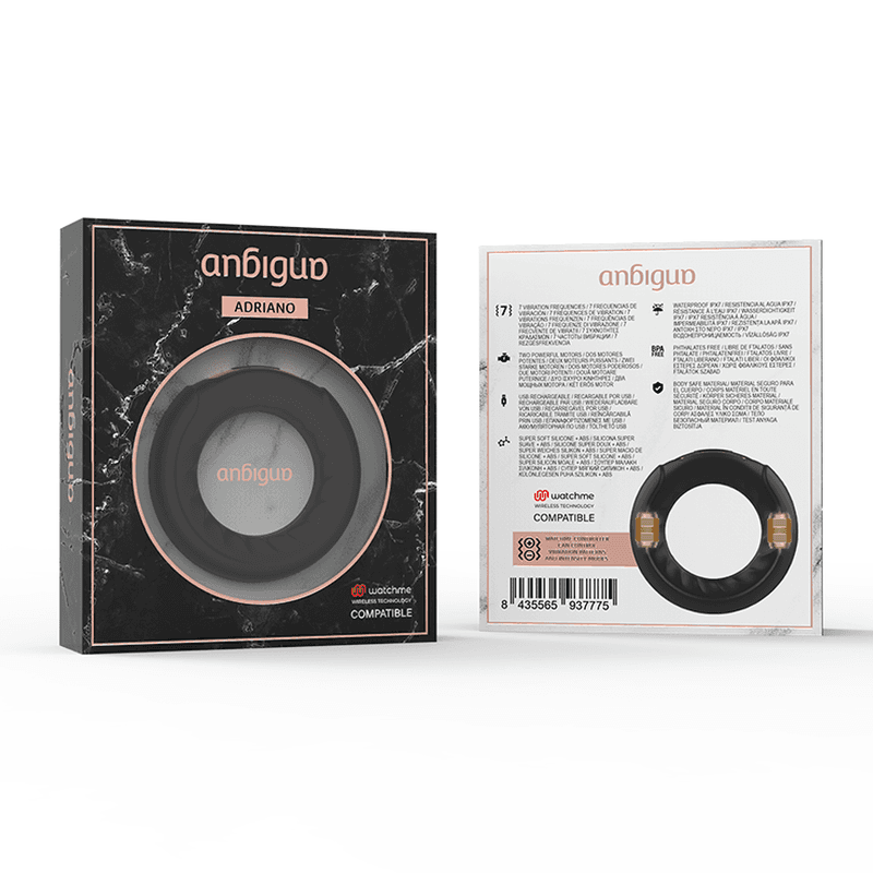 ANBIGUO - ADRIANO VIBRATING RING + WATCHME REMOTE CONTROL thumb 11