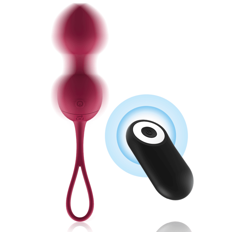 CICI BEAUTY - PREMIUM SILICONE 3 VIBRATING KEGEL BEADS REMOTE CONTROL thumb 2