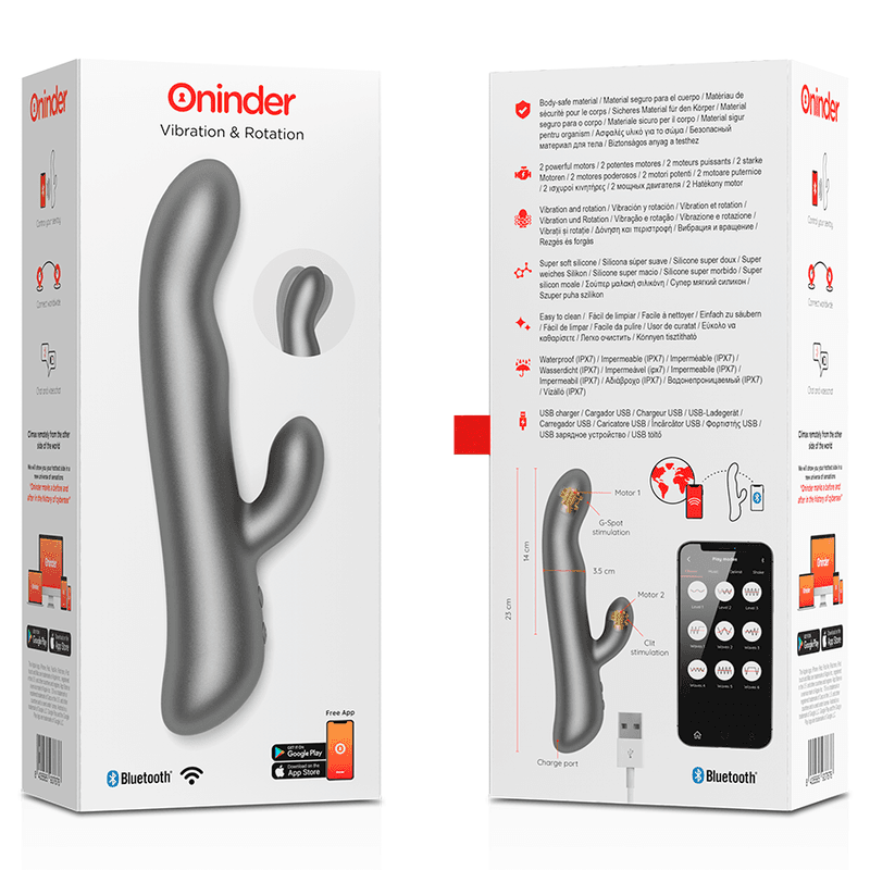 ONINDER - OSLO VIBRATION & ROTATION BLACK - FREE APP thumb 7