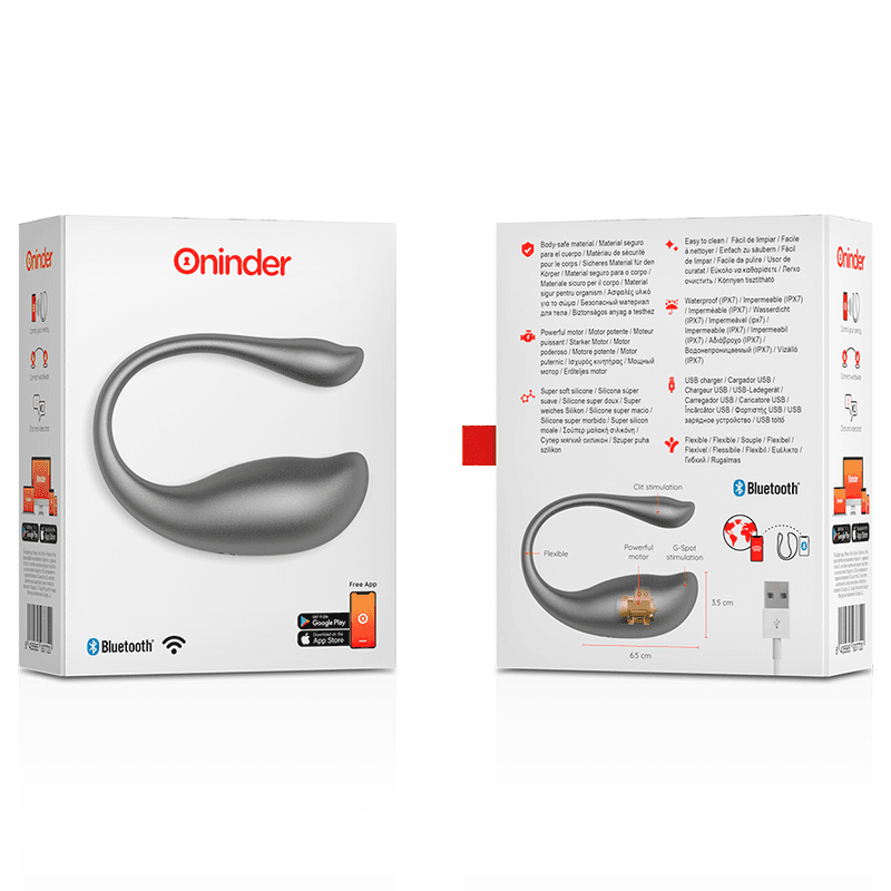 ONINDER - NAIROBI VIBRATING EGG BLACK - FREE APP thumb 6