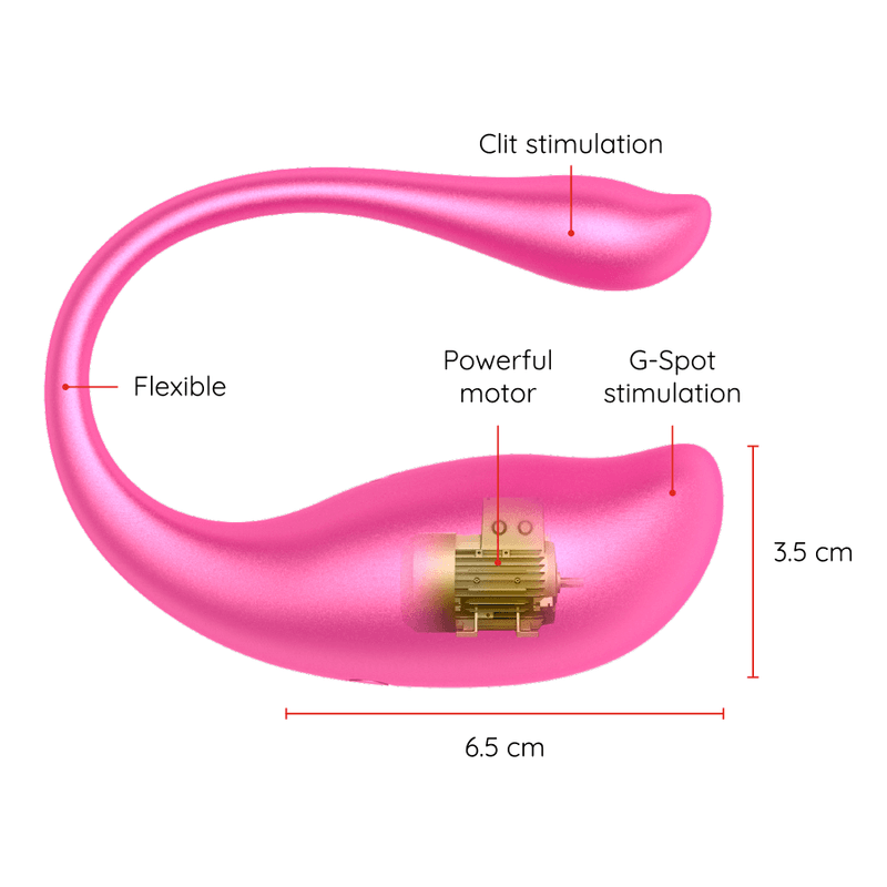 ONINDER - NAIROBI VIBRATING EGG PINK - FREE APP thumb 3