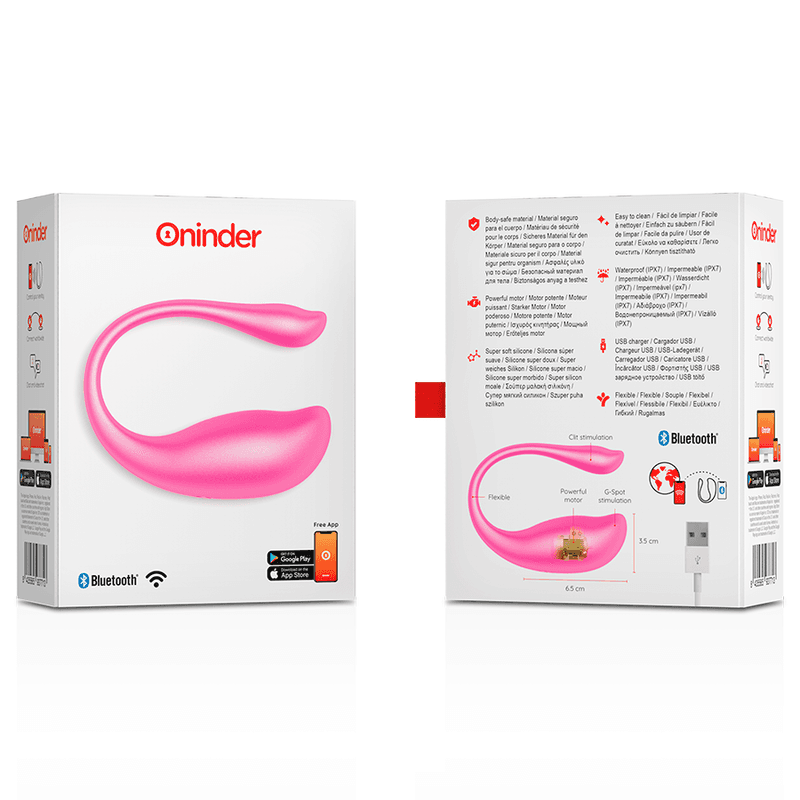 ONINDER - NAIROBI VIBRATING EGG PINK - FREE APP thumb 6