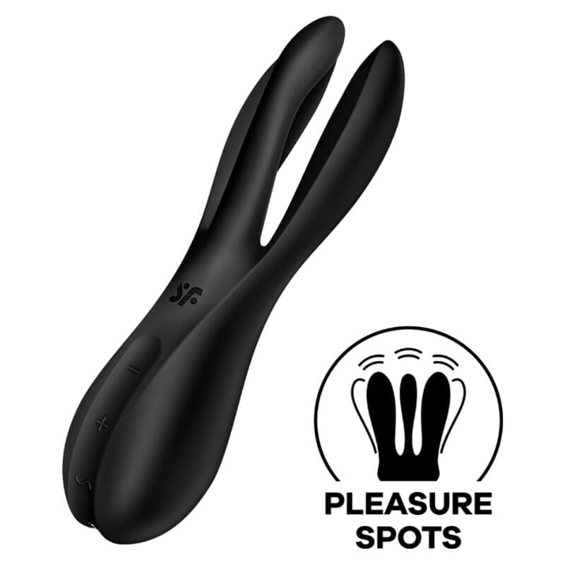SATISFYER - THREESOME 2 VIBRATOR BLACK thumb 2
