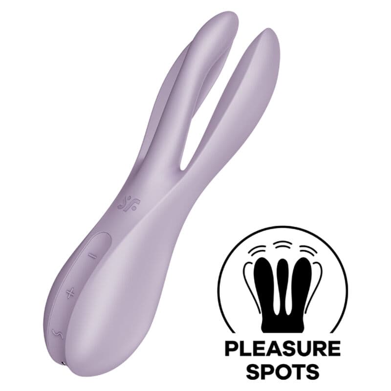 SATISFYER - THREESOME 2 VIBRATOR VIOLET thumb 2