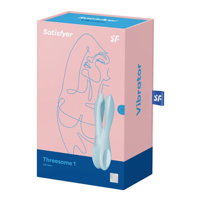 SATISFYER - THREESOME 1 VIBRATOR BLUE thumb 5