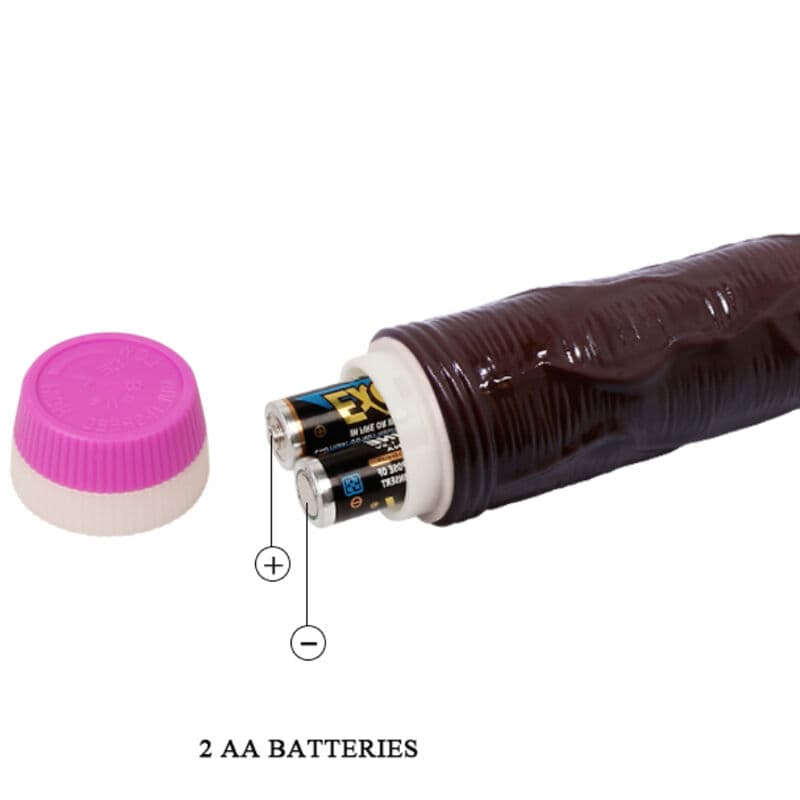 BAILE - WAVES OF PLEASURE VIBRATOR 23 CM BROWN thumb 5