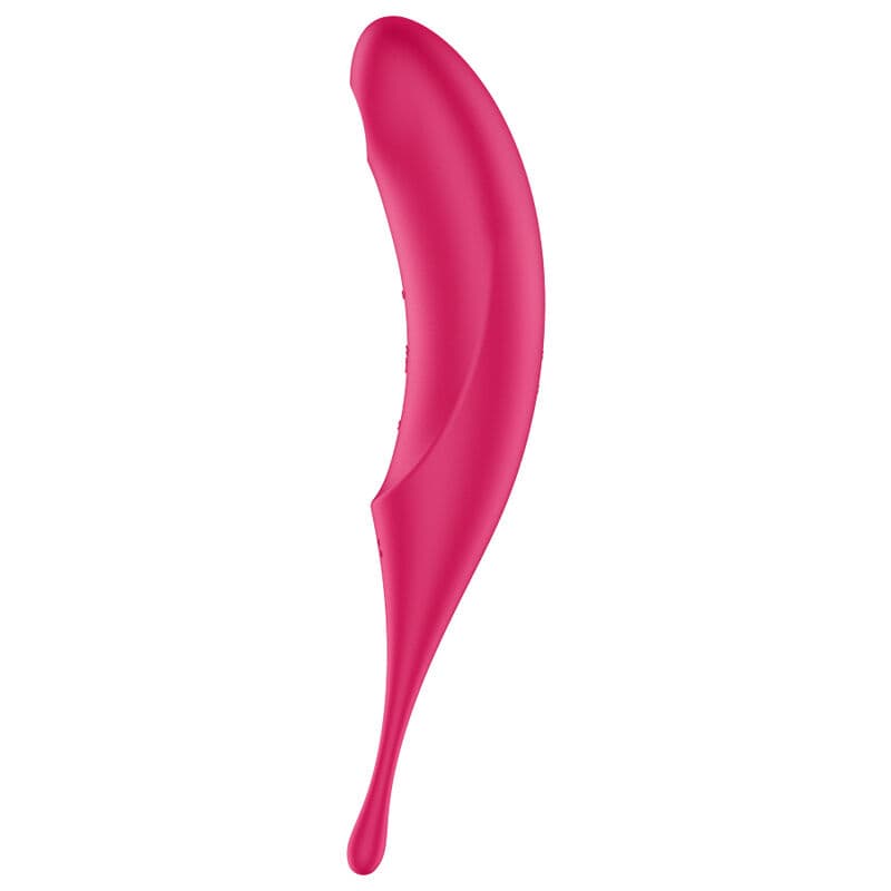 SATISFYER - TWIRLING PRO AIR PULSE STIMULATOR & VIBRATOR RED thumb 3
