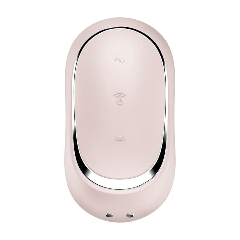 SATISFYER - PRO TO GO 2 DOUBLE AIR PULSE STIMULATOR & VIBRATOR BEIGE thumb 4