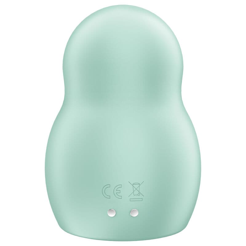 SATISFYER - PRO TO GO 1 DOUBLE AIR PULSE STIMULATOR & VIBRATOR GREEN thumb 3