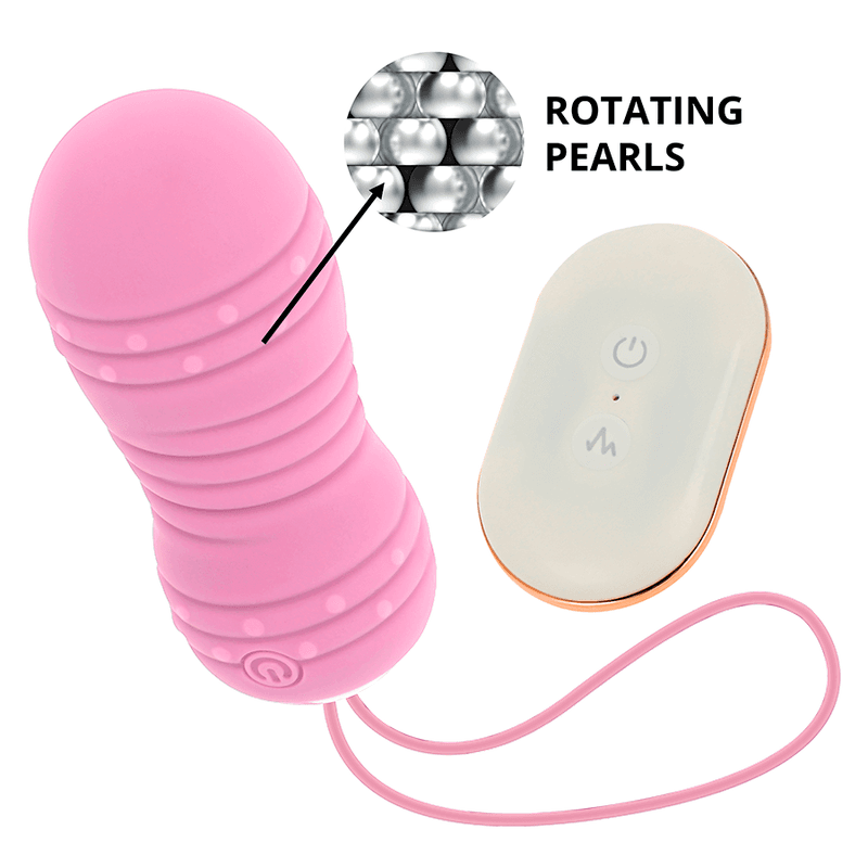 OHMAMA - REMOTE CONTROL EGG 7 MODES ROTATION PINK thumb 3