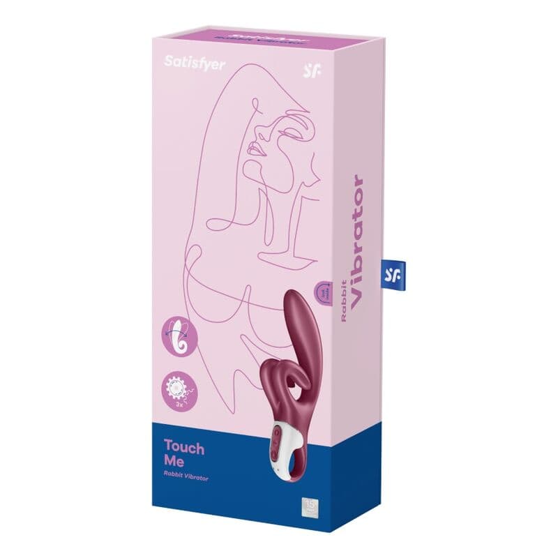 SATISFYER - TOUCH ME RABBIT VIBRATION RED thumb 5