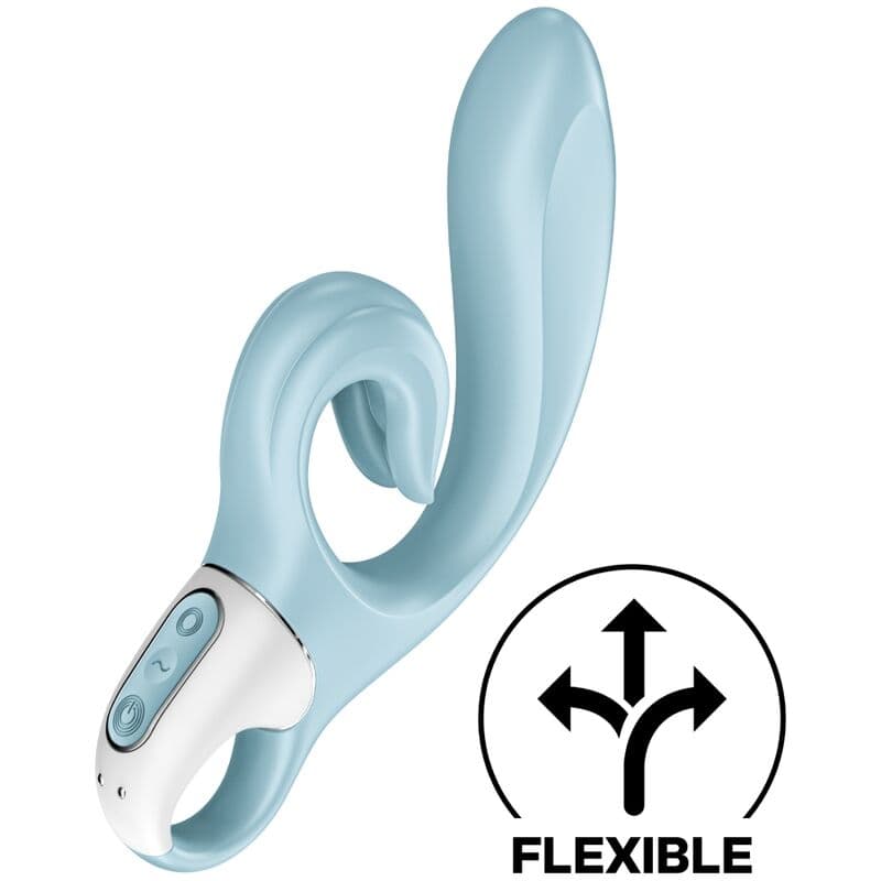 SATISFYER - LOVE ME RABBIT VIBRATION BLUE thumb 2