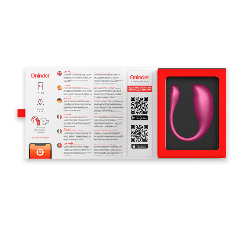 ONINDER - NAIROBI VIBRATING EGG PINK - FREE APP thumb 5