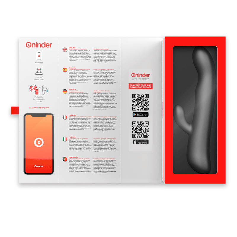 ONINDER - OSLO VIBRATION & ROTATION BLACK - FREE APP thumb 6