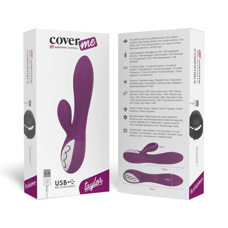 COVERME - TAYLOR VIBRATOR + WATCHME REMOTE CONTROL thumb 6
