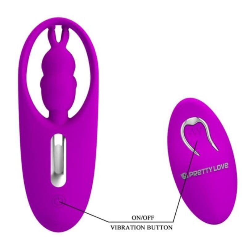 PRETTY LOVE - WILD RABBIT STIMULATOR FOR PANTIES WITH REMOTE CONTROL LILAC thumb 3