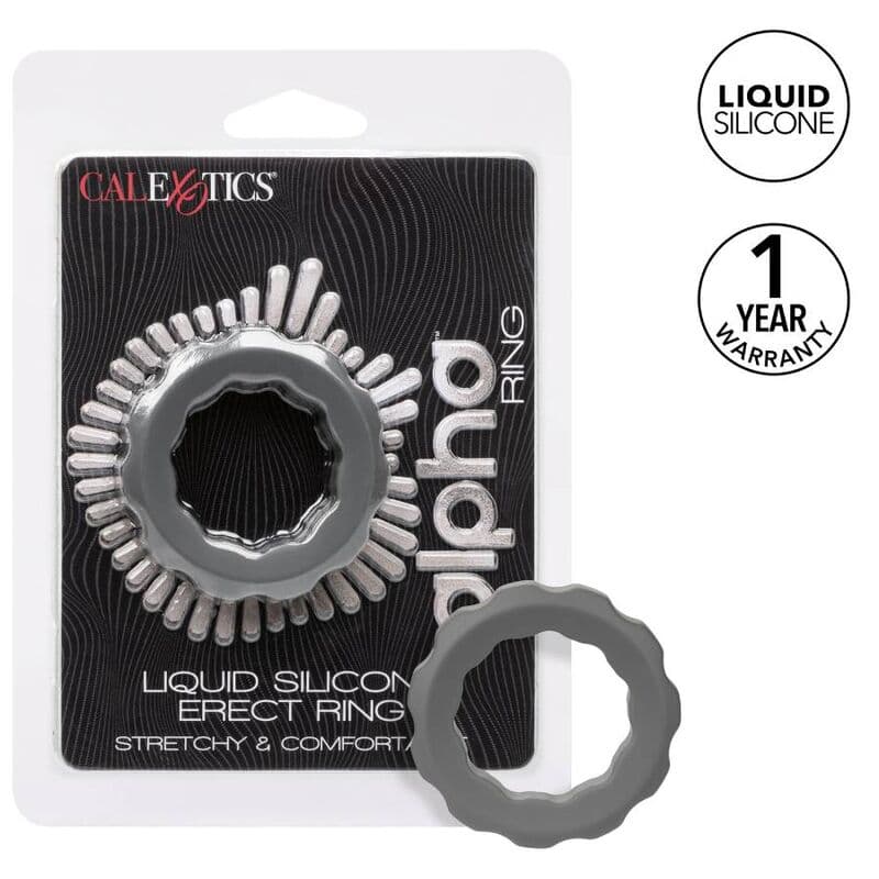 CALEXOTICS - ALPHA ERECT RING GREY thumb 2