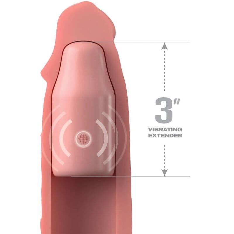 FANTASY X- TENSIONS - PIPEDREAMS SLEEVE 22,86 CM + 7,62 CM PLUG REMOTE SKIN thumb 2