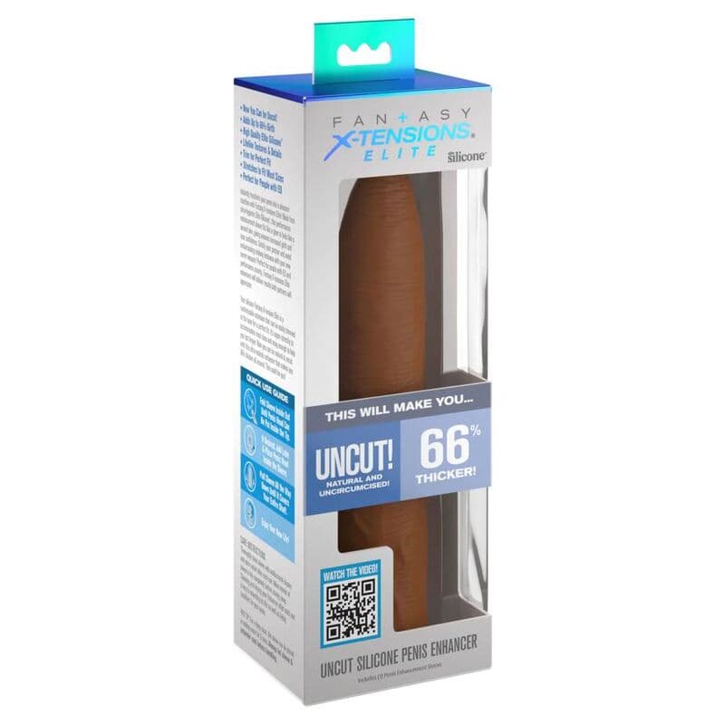 FANTASY X- TENSIONS - PIPEDREAMS EXTENSION SLEEVE UNCUT 17,78 CM CARAMEL thumb 2
