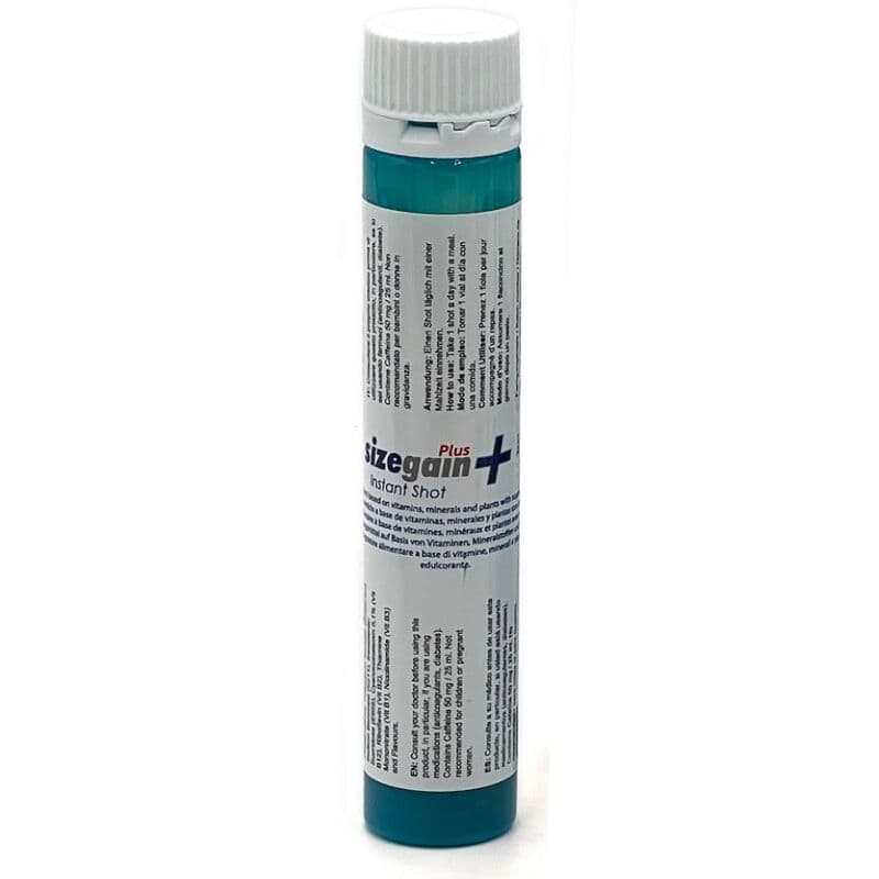500 COSMETICS -SIZEGAIN PLUS INSTANT SHOT MALE ENERGIZER 5 UNITS thumb 3