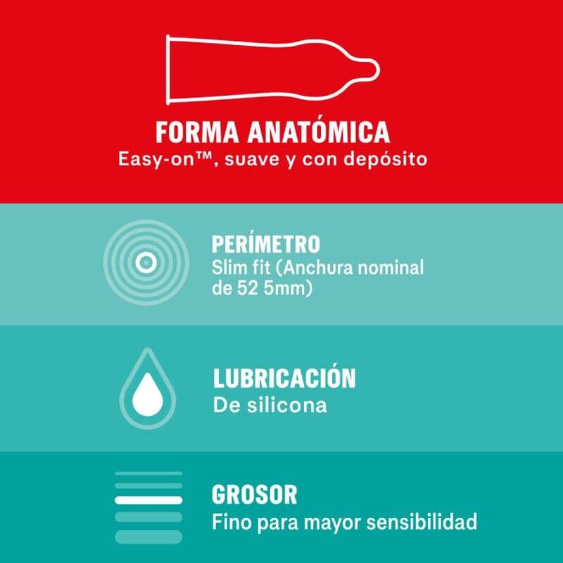 DUREX - SENSITIVO SLIM FIT 10 UNITS thumb 2
