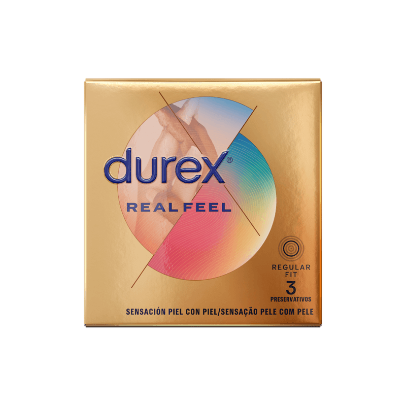 DUREX - REAL FEEL CONDOMS 3 UNITS thumb 2
