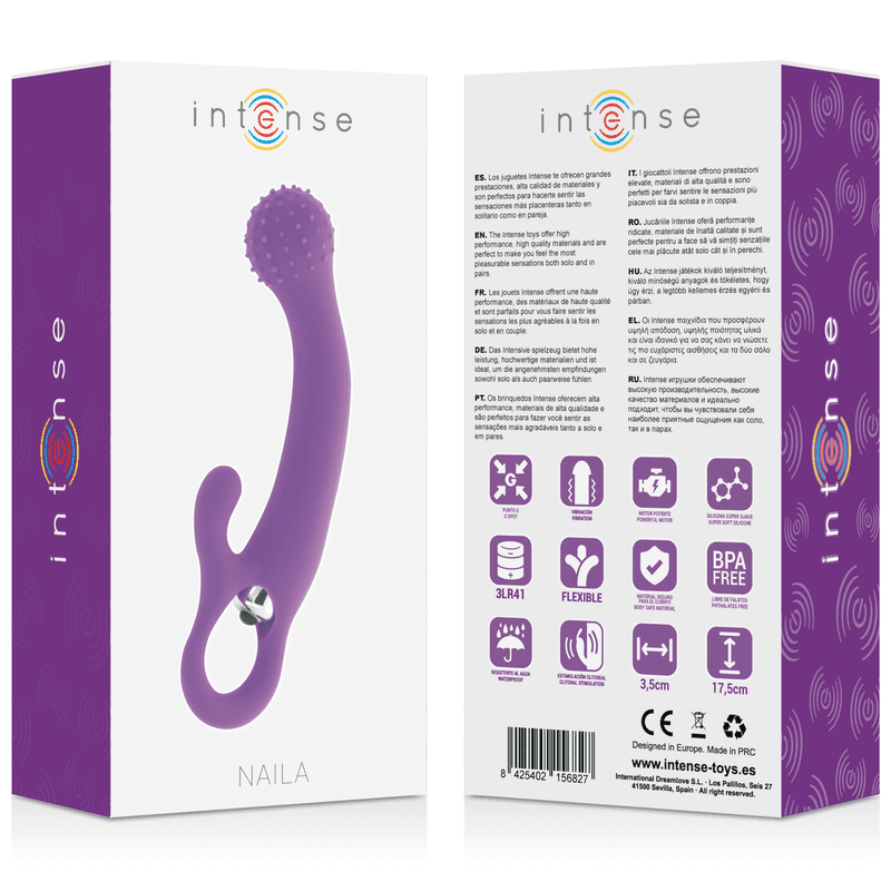 INTENSE - NAILA VIBRATING SILICONE LILAC thumb 6