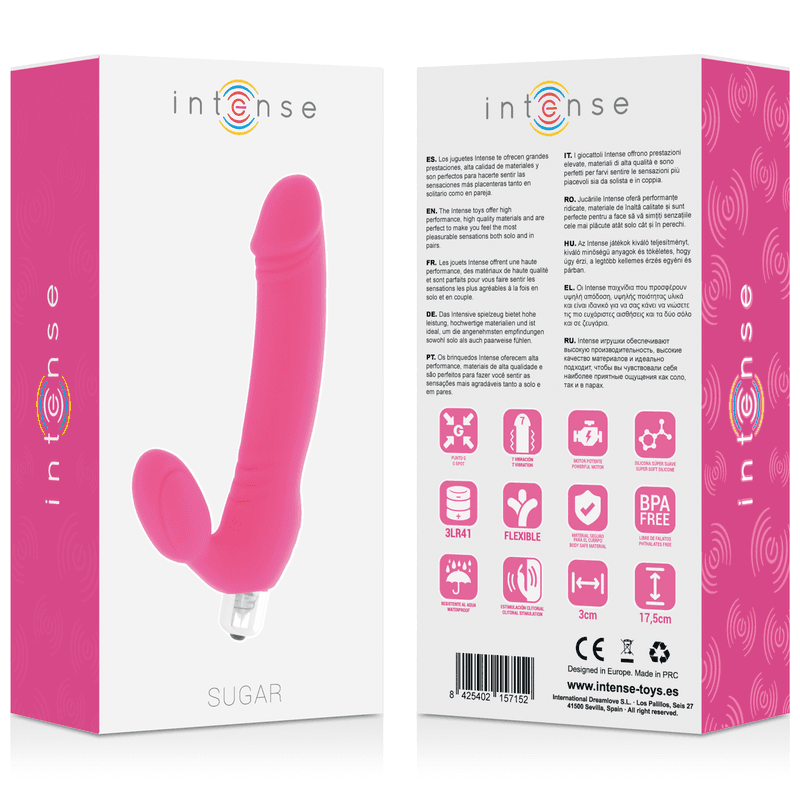 INTENSE - SUGAR SEVEN SPEEDS SILICONE FUSHSIA thumb 6