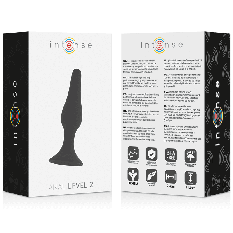 INTENSE - ANAL LEVEL 2 11.5CM BLACK thumb 3