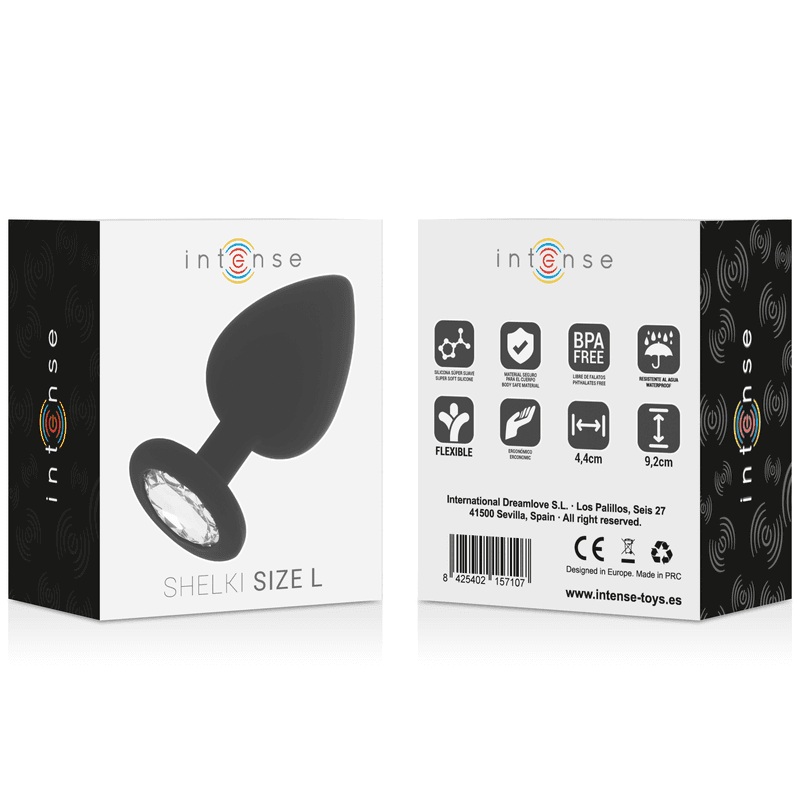 INTENSE - SHELKI L ANAL PLUG BLACK thumb 6