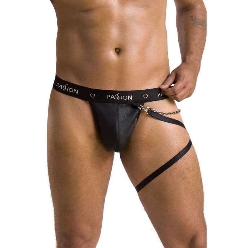 PASSION - 058 BILL THONG BLACK L/XL thumb 3