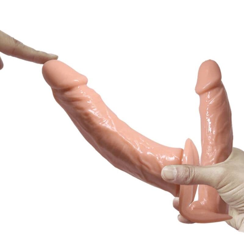 BAILE - ULTRA PASSIONATE DOUBLE DILDOS WITH HARNESS thumb 6