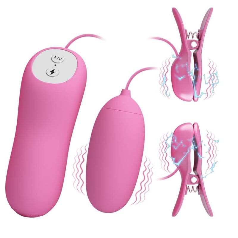 PRETTY LOVE - TWEEZERS WITH VIBRATION AND PINK ELETROSHOCK thumb 2