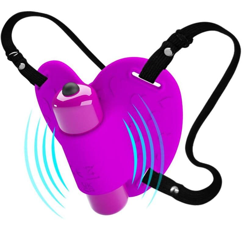PRETTY LOVE - HEARTBEAT CLITORIS MASSAGER 10 VIBRATION MODES PURPLE thumb 3