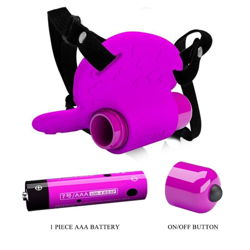 PRETTY LOVE - HEARTBEAT CLITORIS MASSAGER 10 VIBRATION MODES PURPLE thumb 6