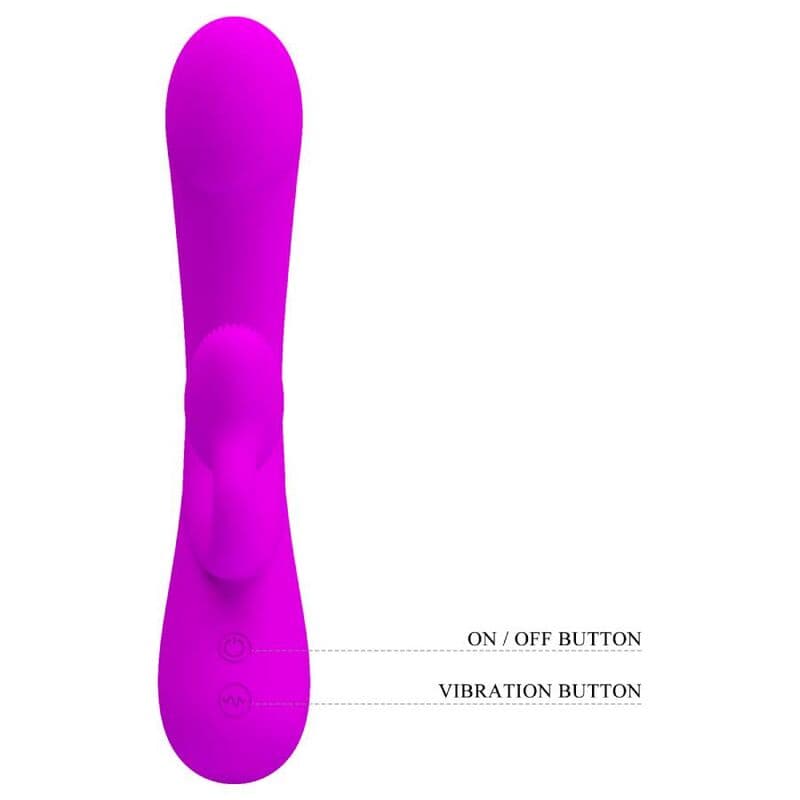 PRETTY LOVE - SINCERE SILICONE CLITORAL VIBRATOR AND SUCKER PURPLE thumb 7
