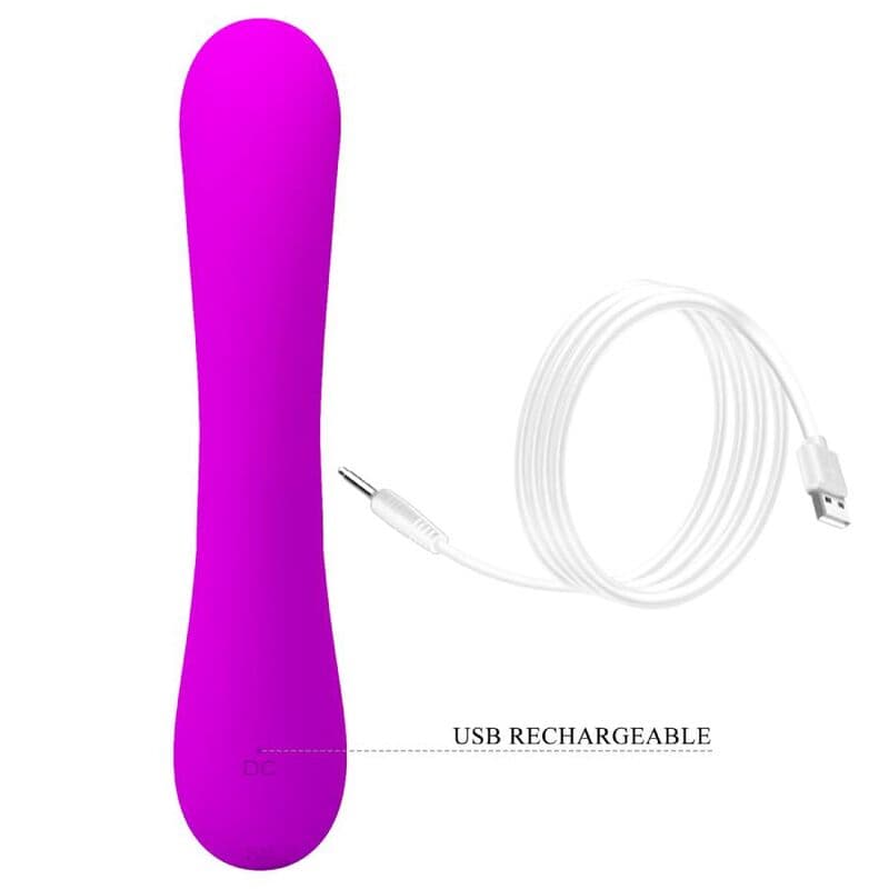PRETTY LOVE - SINCERE SILICONE CLITORAL VIBRATOR AND SUCKER PURPLE thumb 8