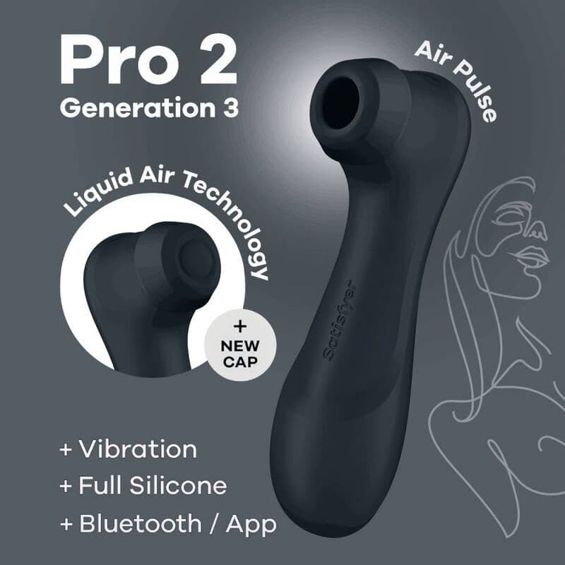 SATISFYER - PRO 2 GENERACIÓN 3 BLACK BLUETOOTH & APP thumb 6