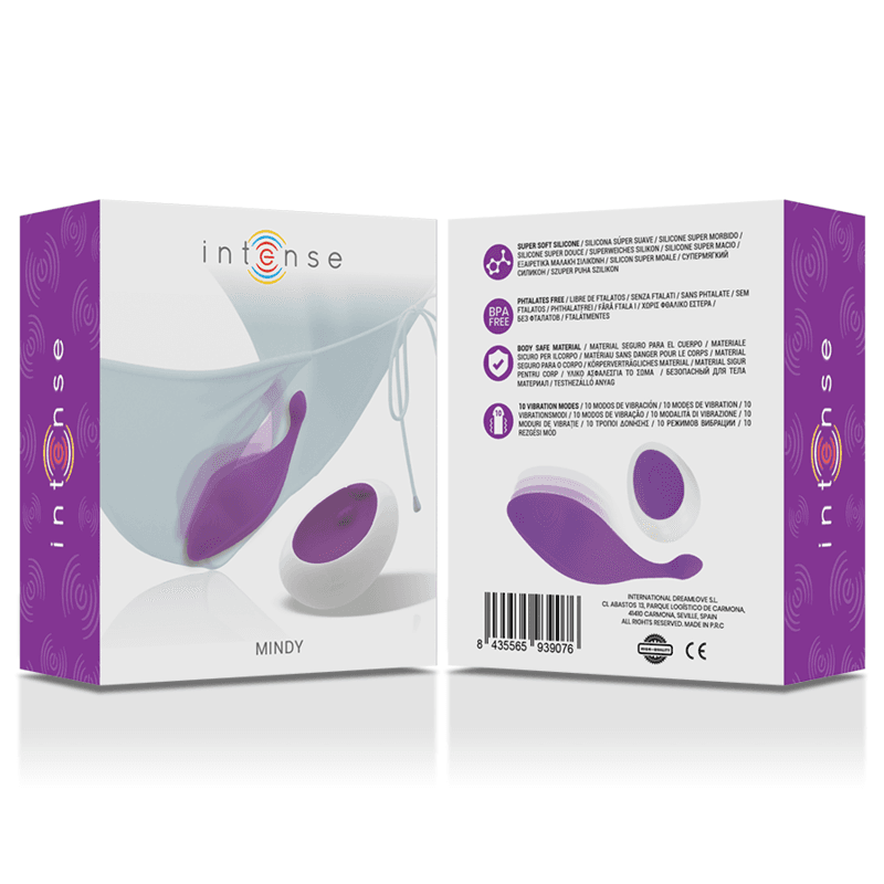 INTENSE - MINDY PANTIE PURPLE REMOTE CONTROL thumb 7