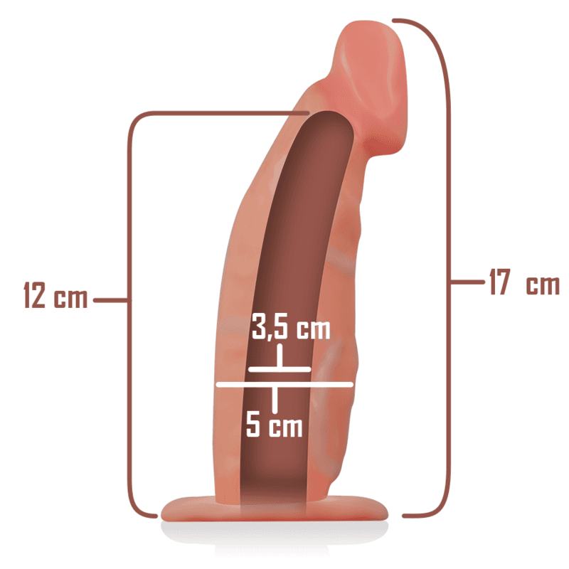 INTENSE - HOLLOW HARNESS WITH DILDO 18 X 3.5 CM thumb 5