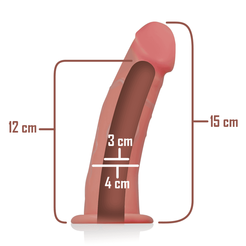 INTENSE - HOLLOW HARNESS WITH DILDO 16 X 3 CM thumb 5