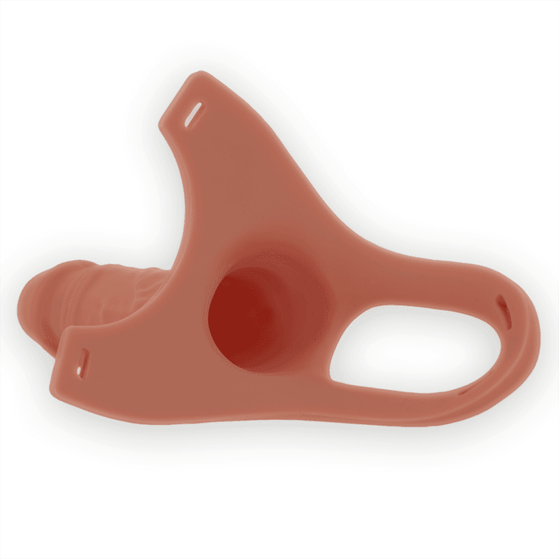 INTENSE - HOLLOW HARNESS WITH SILICONE DILDO 16 X 3.5 CM thumb 5