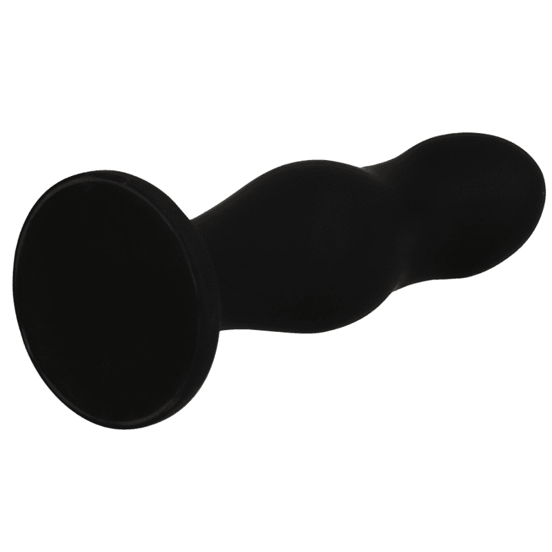 BLACK&SILVER - SEAN PLUG ANAL PREMIUM SILICONE BLACK thumb 4