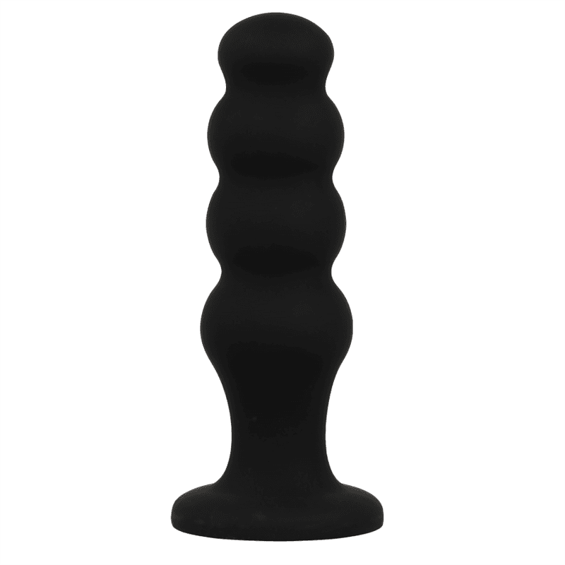 BLACK&SILVER - SCOTT PREMIUM SILICONE ANAL PLUG BLACK thumb 2