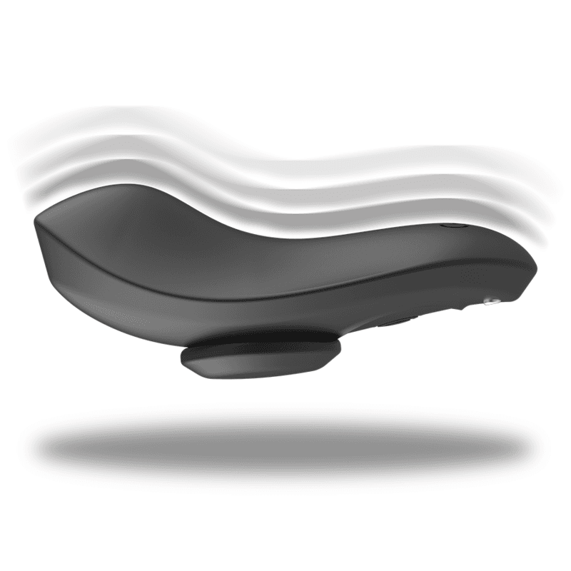 BLACK&SILVER - PRESTON RECHARGEABLE SILICONE VIBRATOR PANTIE BLACK thumb 4