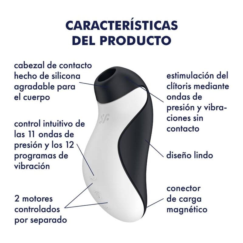 SATISFYER - ORCA AIR PULSE STIMULATOR + VIBRATION thumb 7