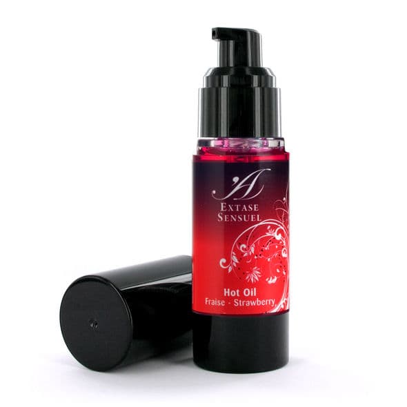 EXTASE SENSUAL - STRAWBERRY HEAT STIMULATING OIL 30 ML thumb 3